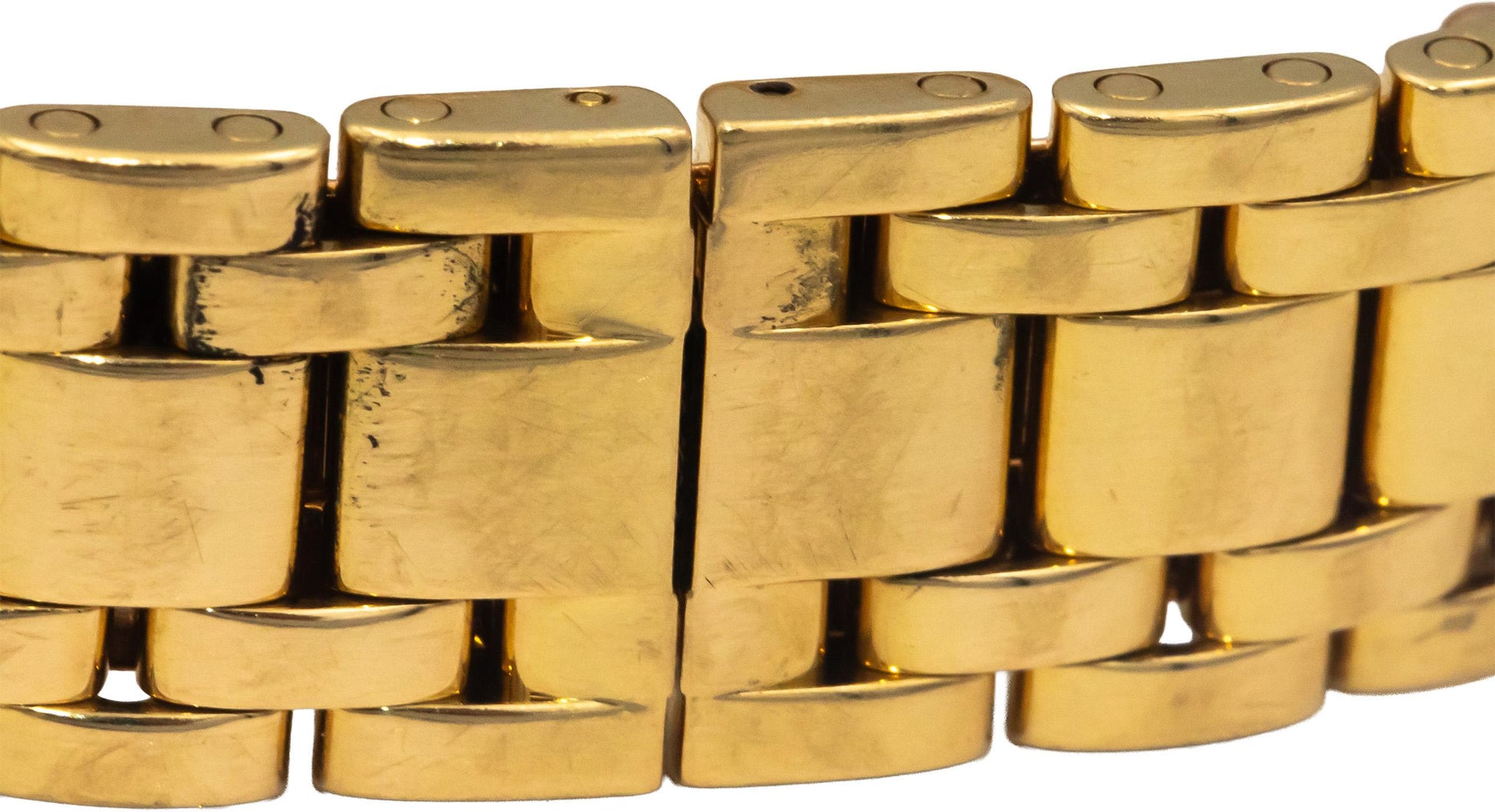 CARTIER Tank Americaine 1710 Yellow Gold 18k Quartz Ladies Watch