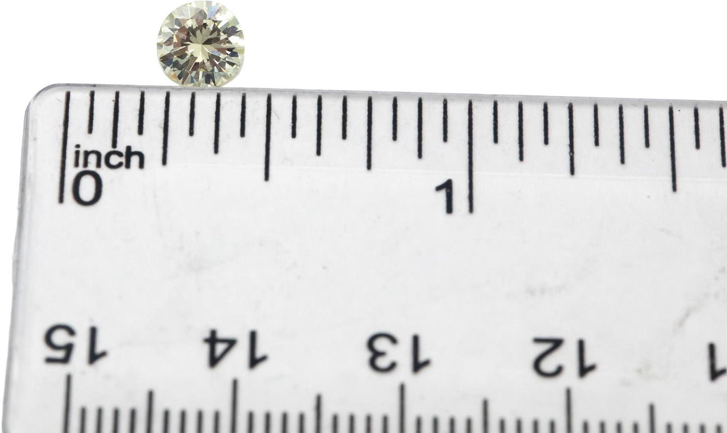 GIA Certified SI1/S-T Round Brilliant Loose Diamond 0.65CT