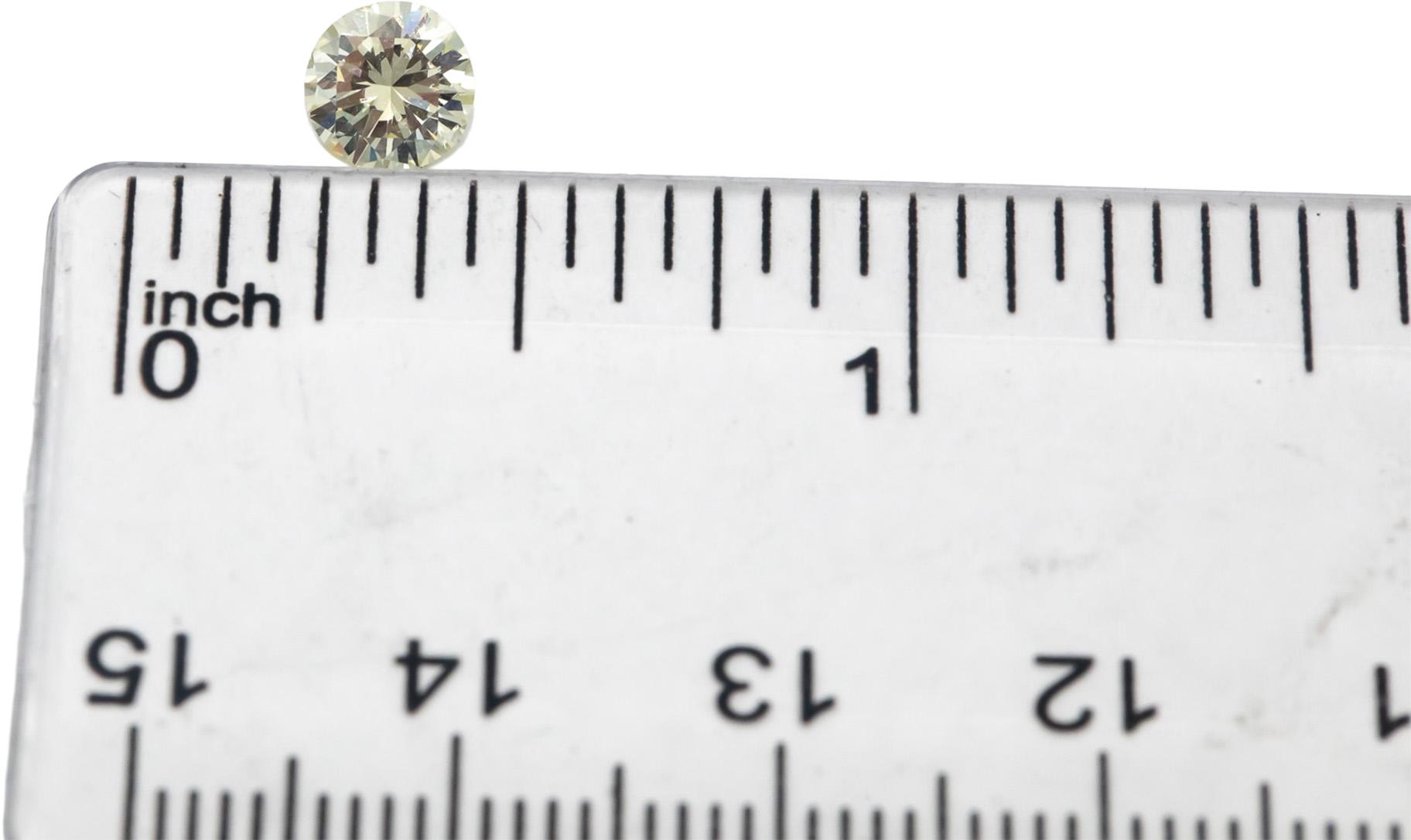 GIA Certified SI1/S-T Round Brilliant Loose Diamond 0.65CT