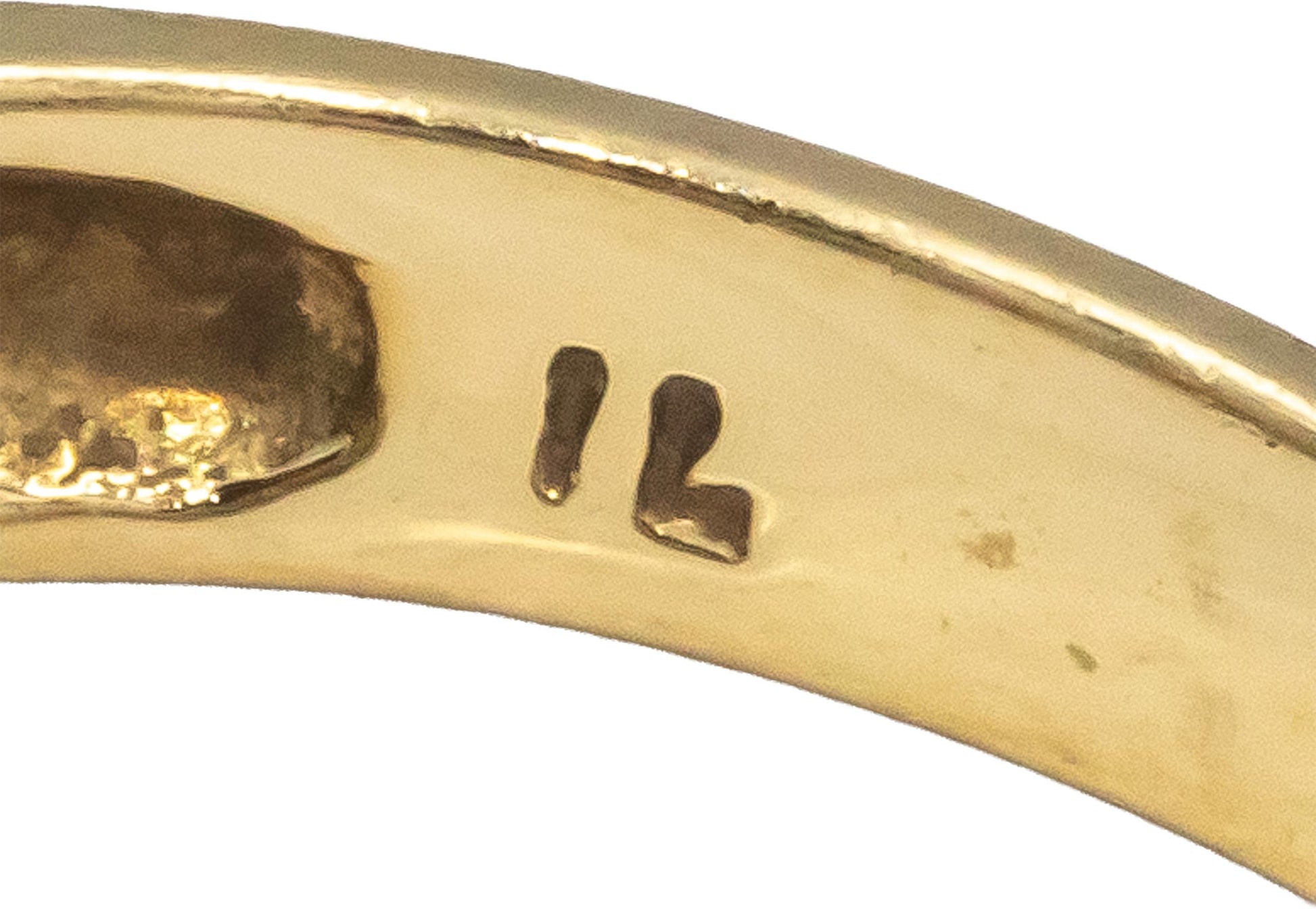 14k Yellow Gold Baguette Cut Channel Set Diamond Band Ring 0.50CT Size 7