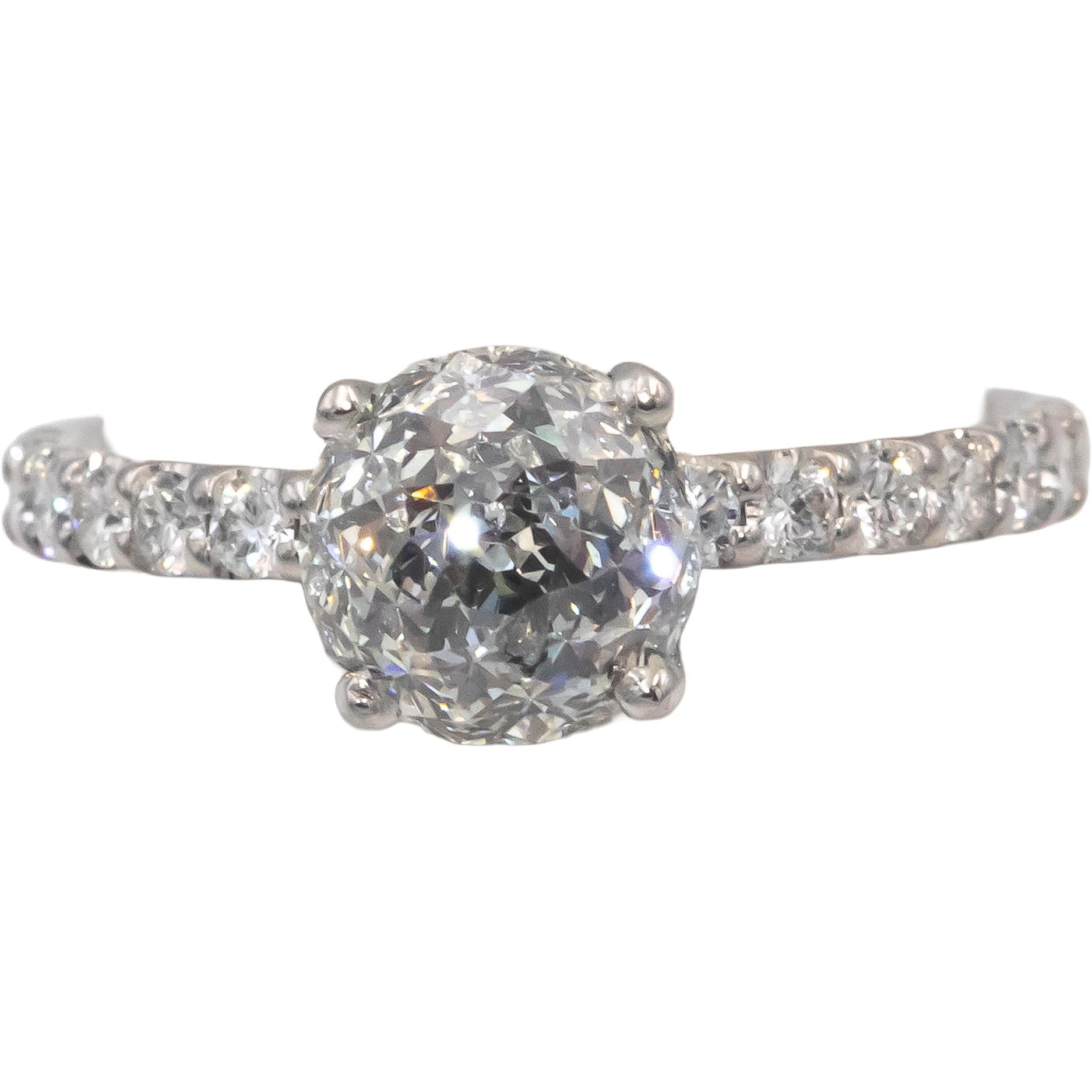 GIA CROWN OF LIGHT Platinum 18k Diamond Engagement Ring 2.61CT w/ 2.11CT Center