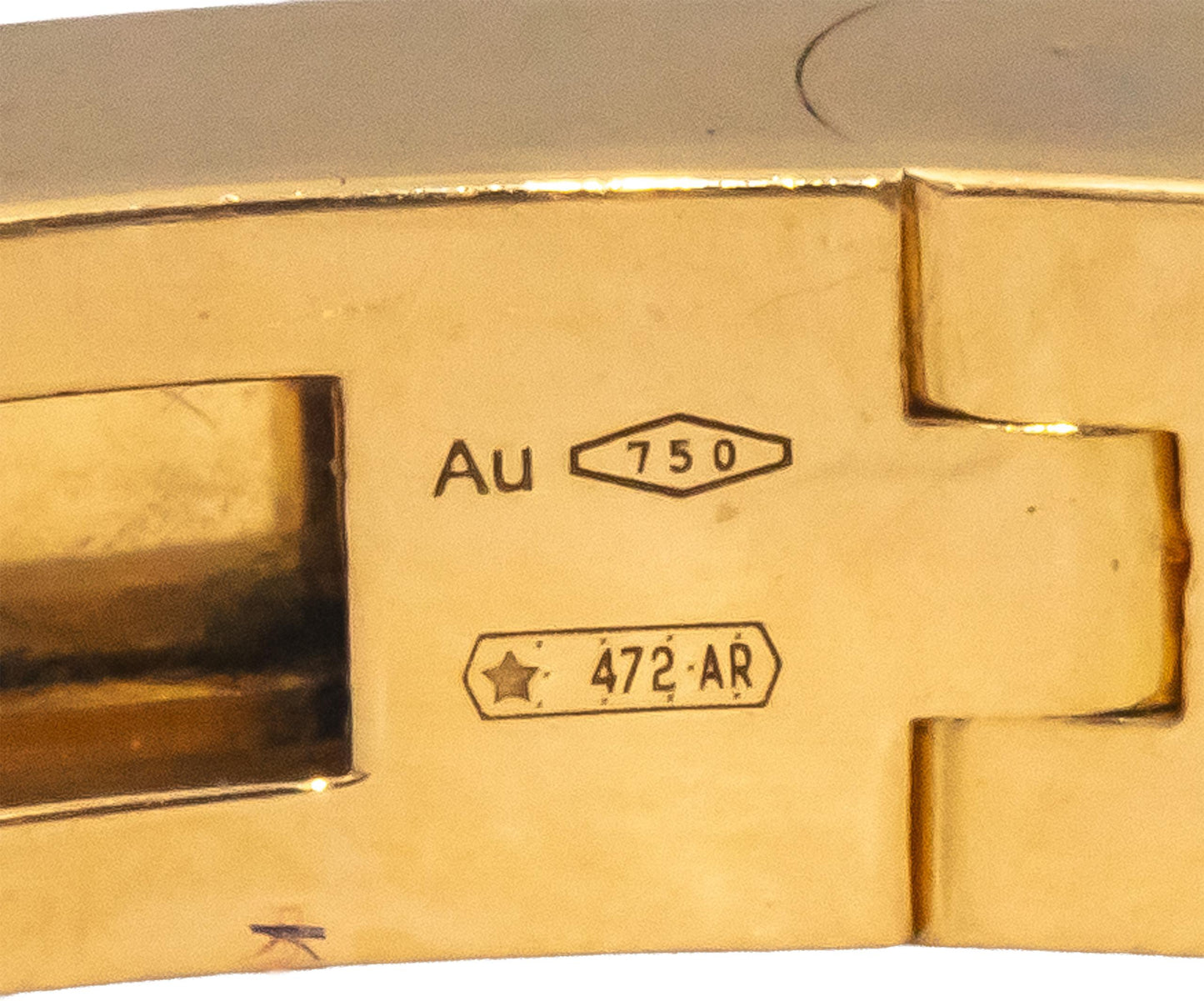 BVLGARI 18k Yellow Gold B.zero1 Collection Bangle Bracelet