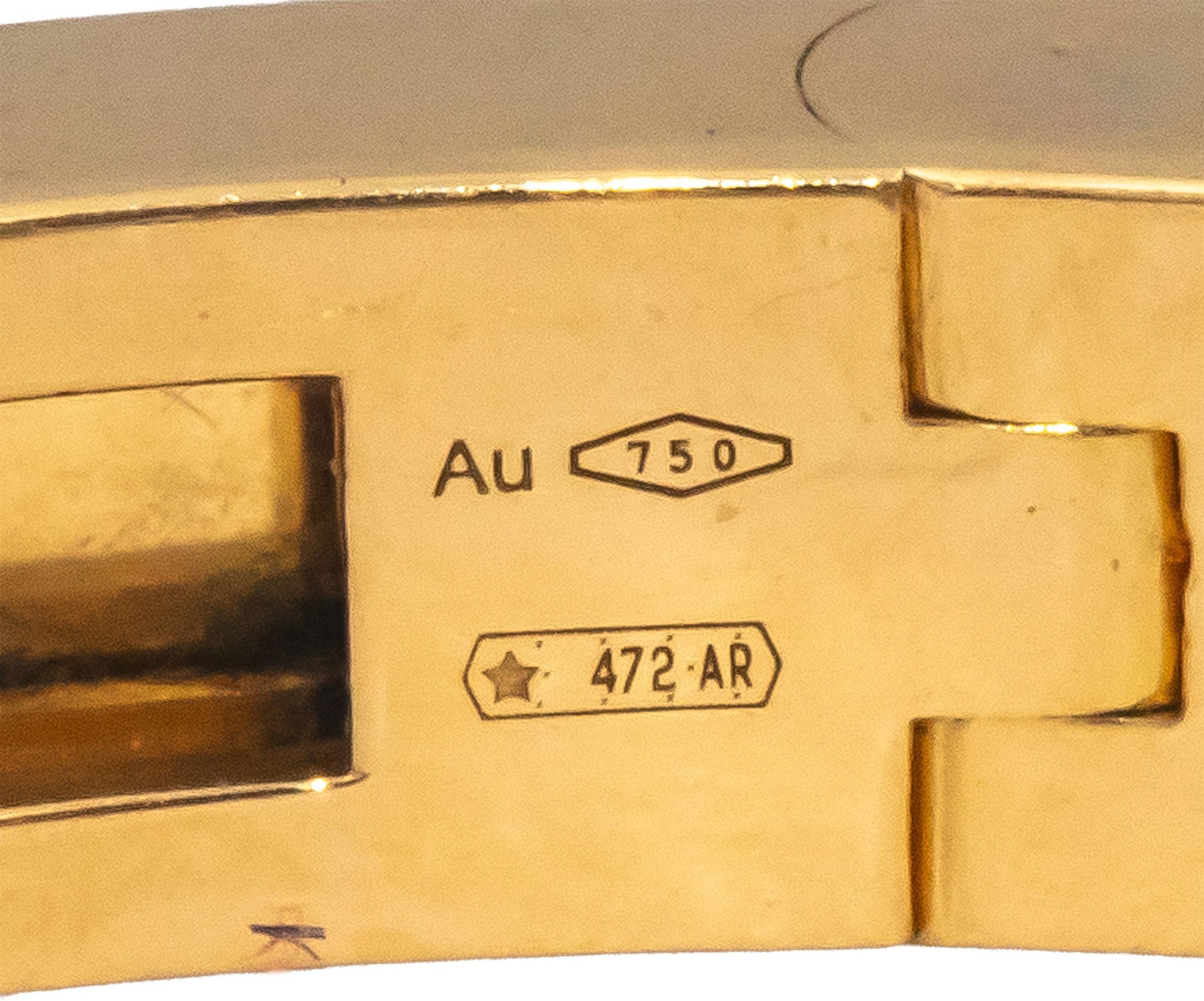 BVLGARI 18k Yellow Gold B.zero1 Collection Bangle Bracelet