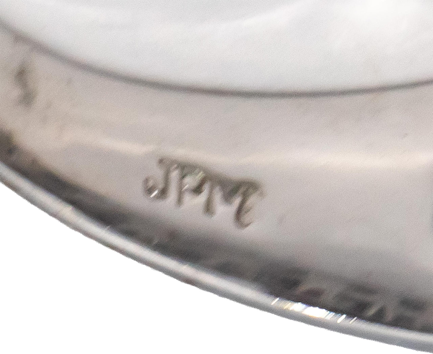 14k White Gold White and Blue Diamond Cluster Cocktail Ring 1.50CT Size 7