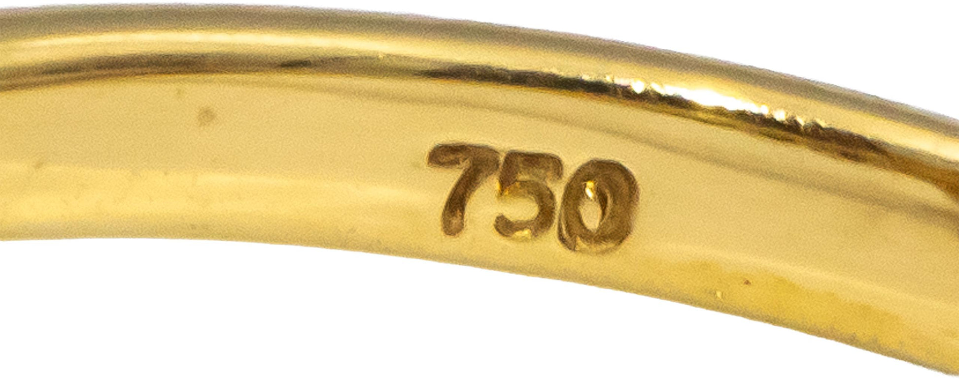 18k Yellow Gold Round Cut Ruby Cluster Cocktail Ring 0.50CTW Size 5.5