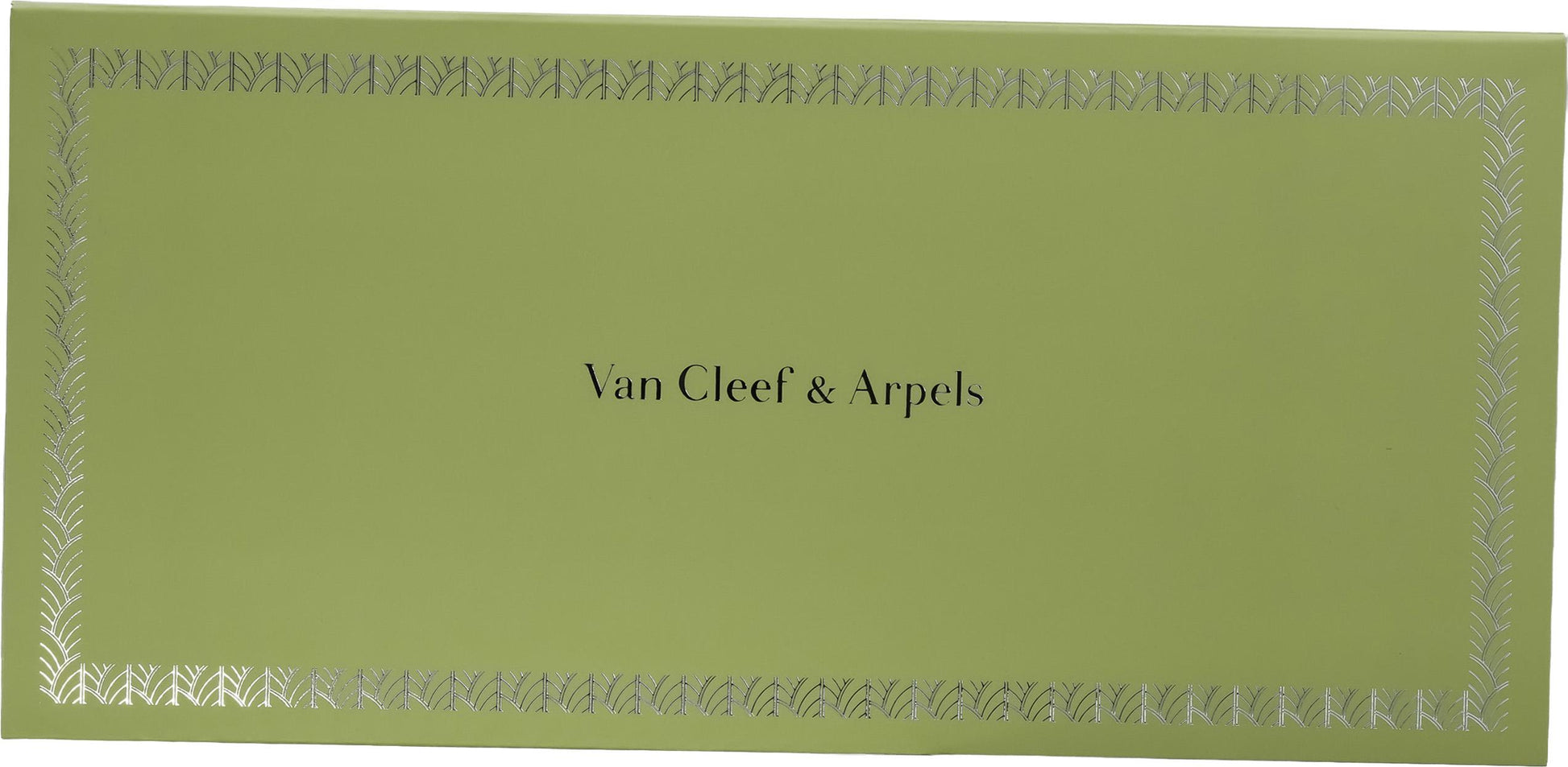 VAN CLEEF & ARPELS 18k White Gold Alhambra Mother of Pearl Earrings w Box Papers