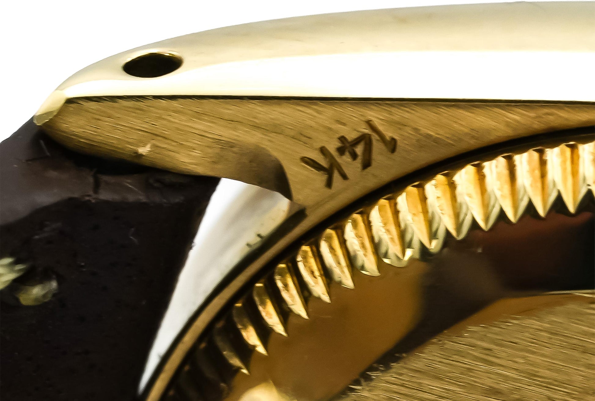 ROLEX Vintage 14k Yellow Gold Lady Oyster Perpetual Manual Winding Watch