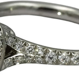 TIFFANY & CO. Platinum & 18k Gold Lucida Diamond Soleste Ring .63CT