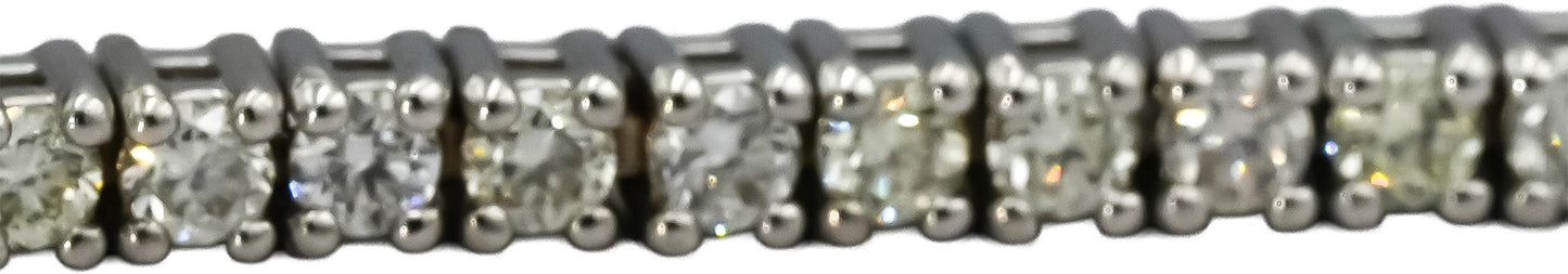 14k White Gold VS Round Diamond Tennis Bracelet 1.60CT