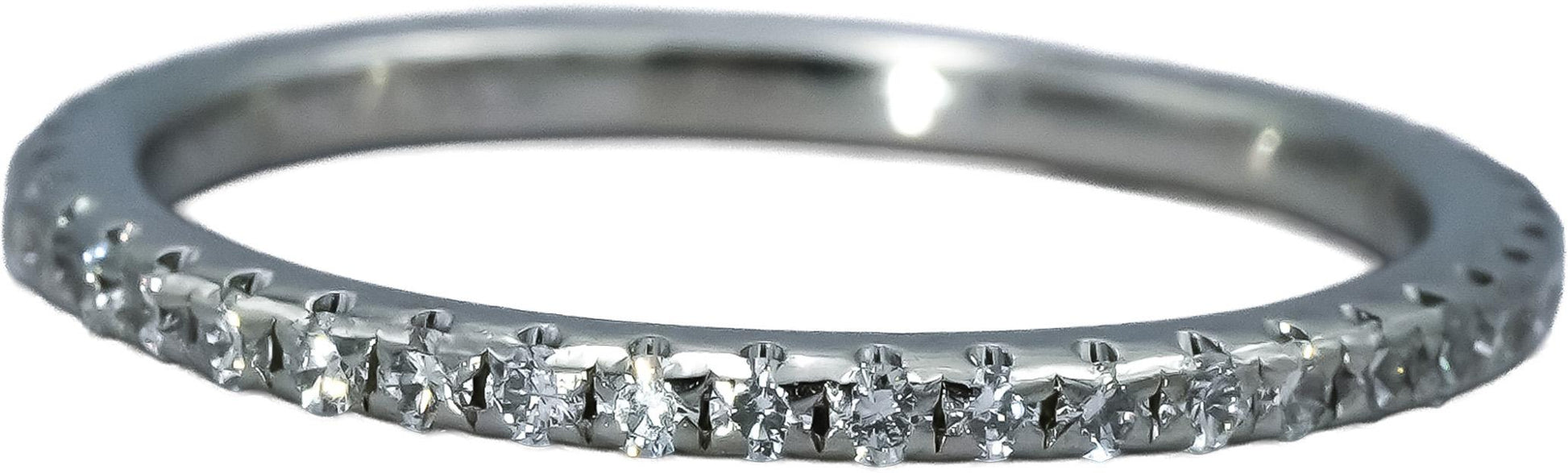Platinum VS Round Diamond Eternity Band Ring 0.40CT Size 6