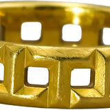TIFFANY & CO. 18k Gold T True 5.5mm Wide Ring Size 8 w/ Box 2900.00 Retail