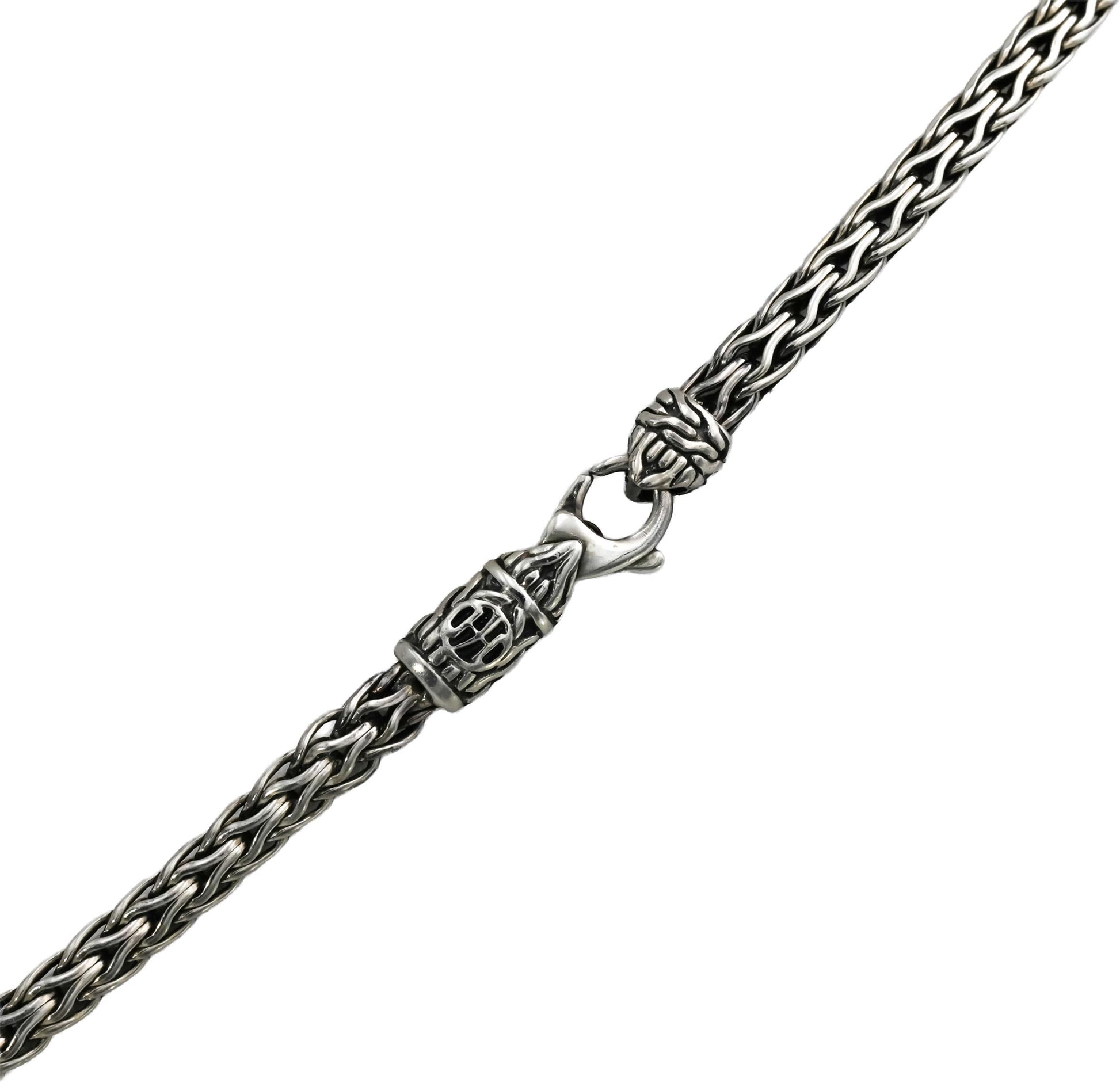 JOHN HARDY Sterling Silver 22K Yellow Gold Palu Collection Station Necklace
