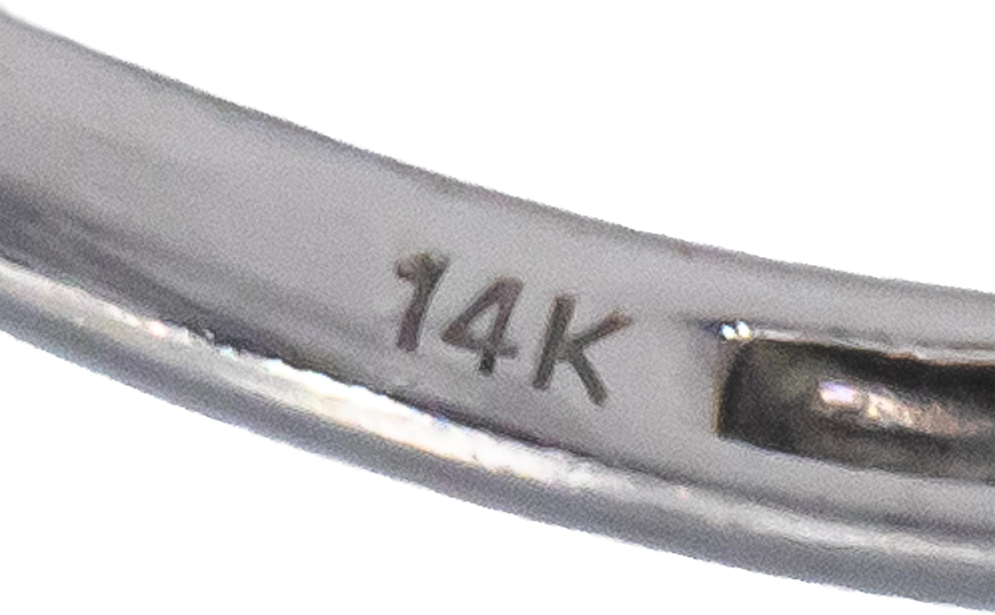 14k White Gold 12.02CT Diamond and Kunzite Cocktail Ring Size 7.25