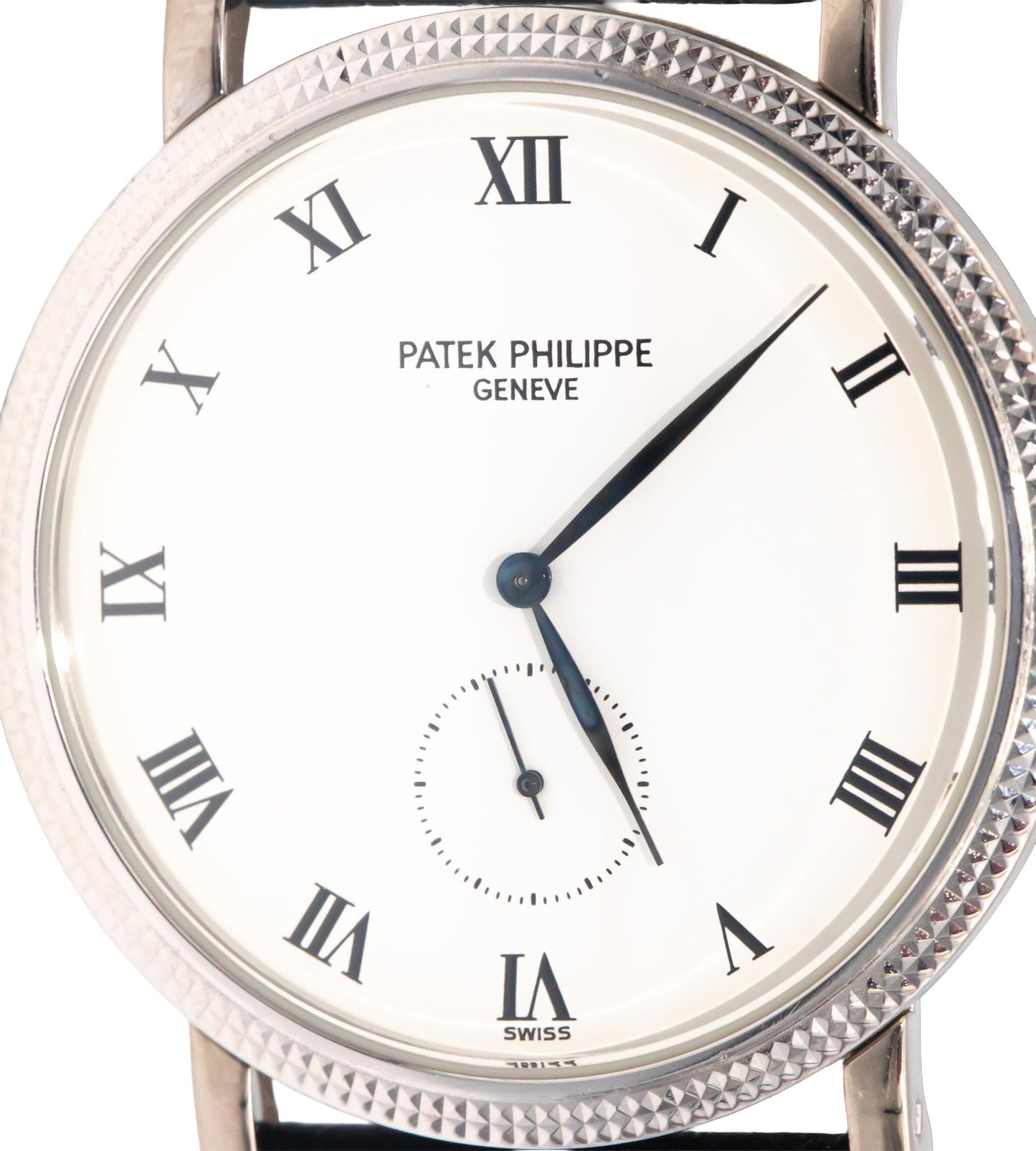 Patek Philippe Calatrava 3919G 18k White Gold Mens 33mm Manual Watch w/ Papers