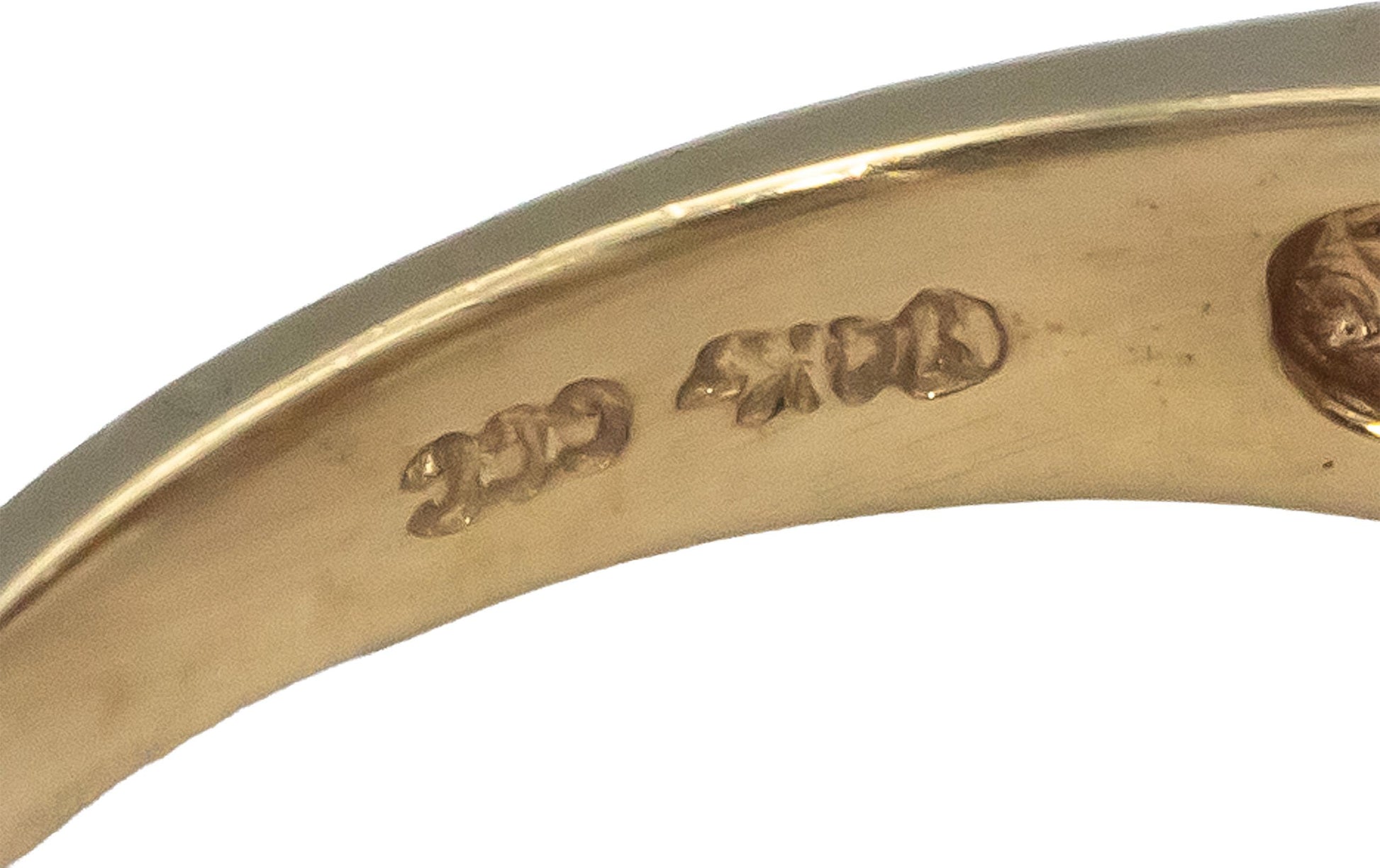 14k Yellow Gold 0.90CT Diamond and Tanzanite Halo Cocktail Ring Size 8