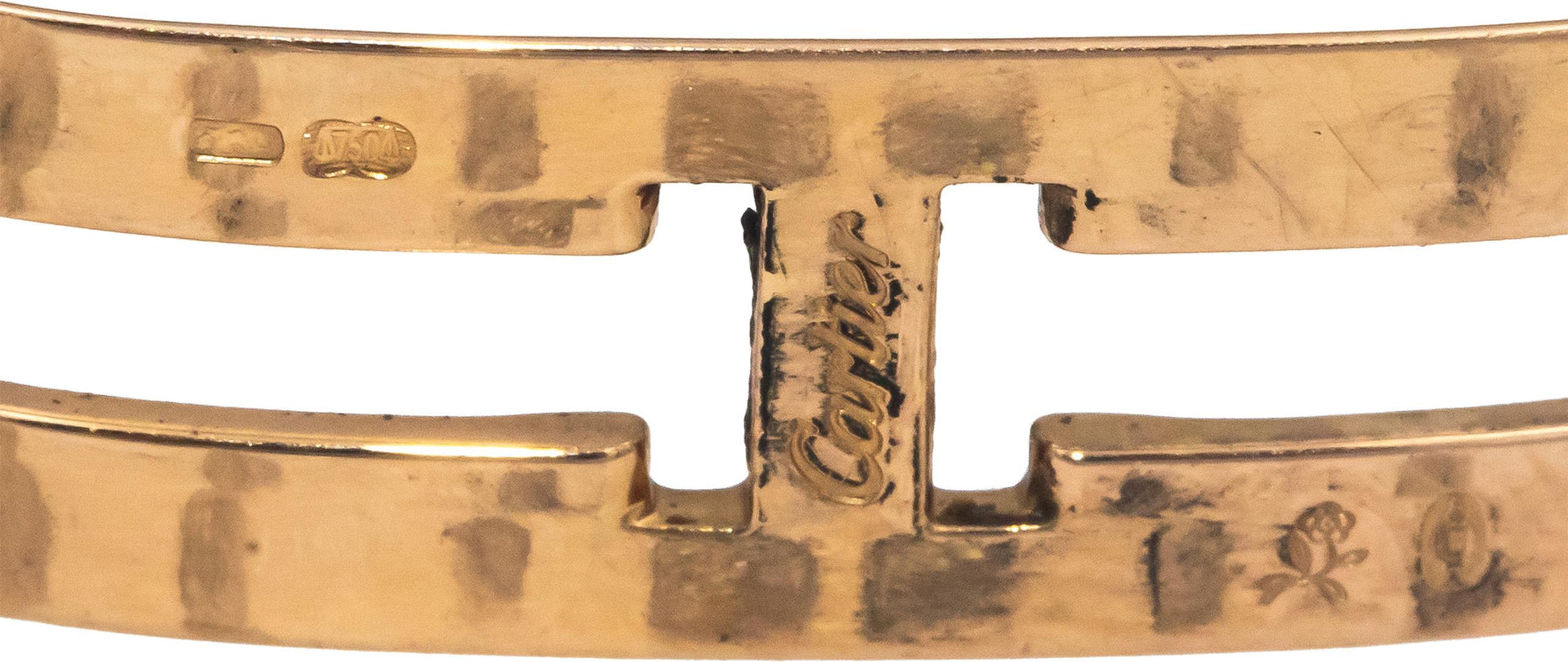 CARTIER Tank Americaine 1710 Yellow Gold 18k Quartz Ladies Watch
