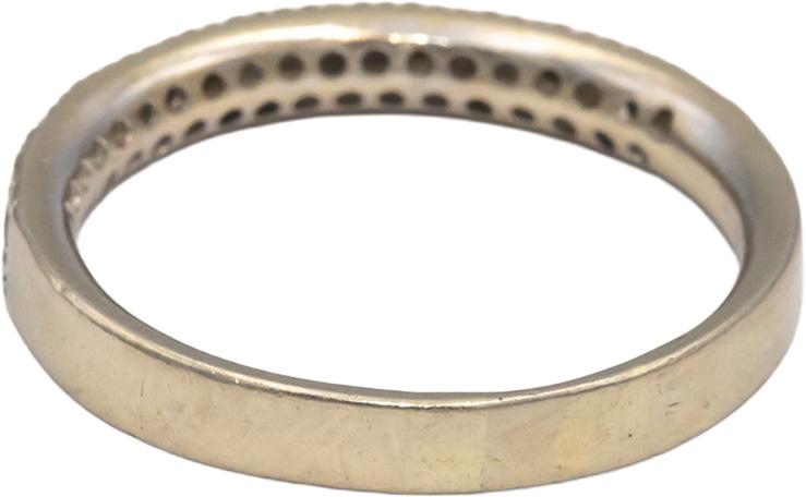 Round Diamond 14k White Gold Jewelry Band Ring 0.50CT Size 7.75