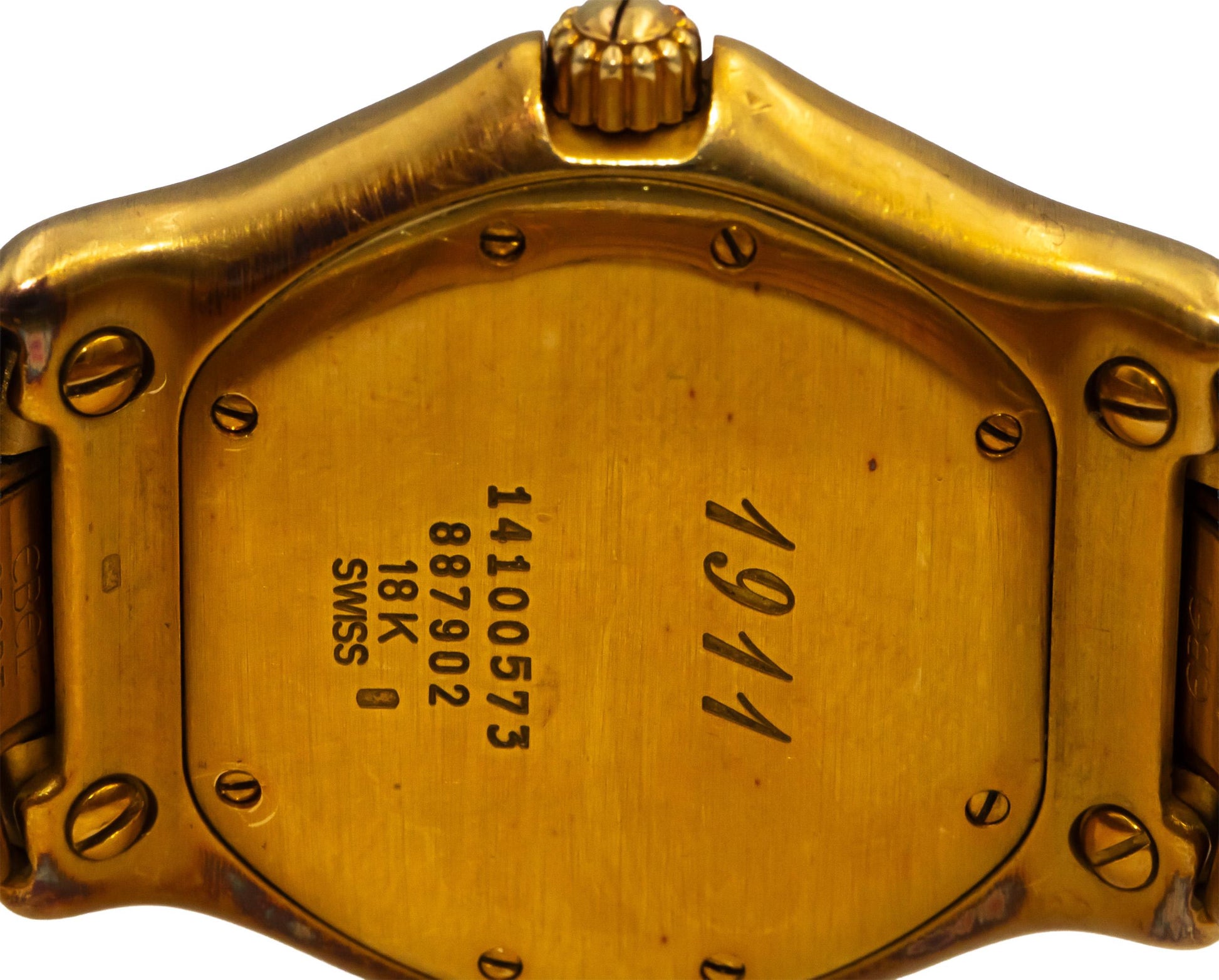 EBEL 18k Yellow Gold 1911 Quartz Watch 35.5mm