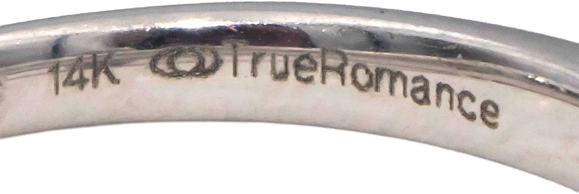 14k White Gold Oval Sapphire & Round Diamond Cocktail Ring 1.38CT Size 7