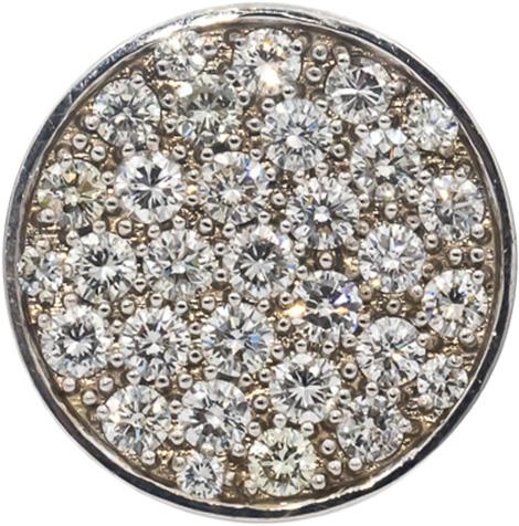 14k White Gold VS Round Diamond Cluster Cocktail Ring 3.65CTW Size 9.25