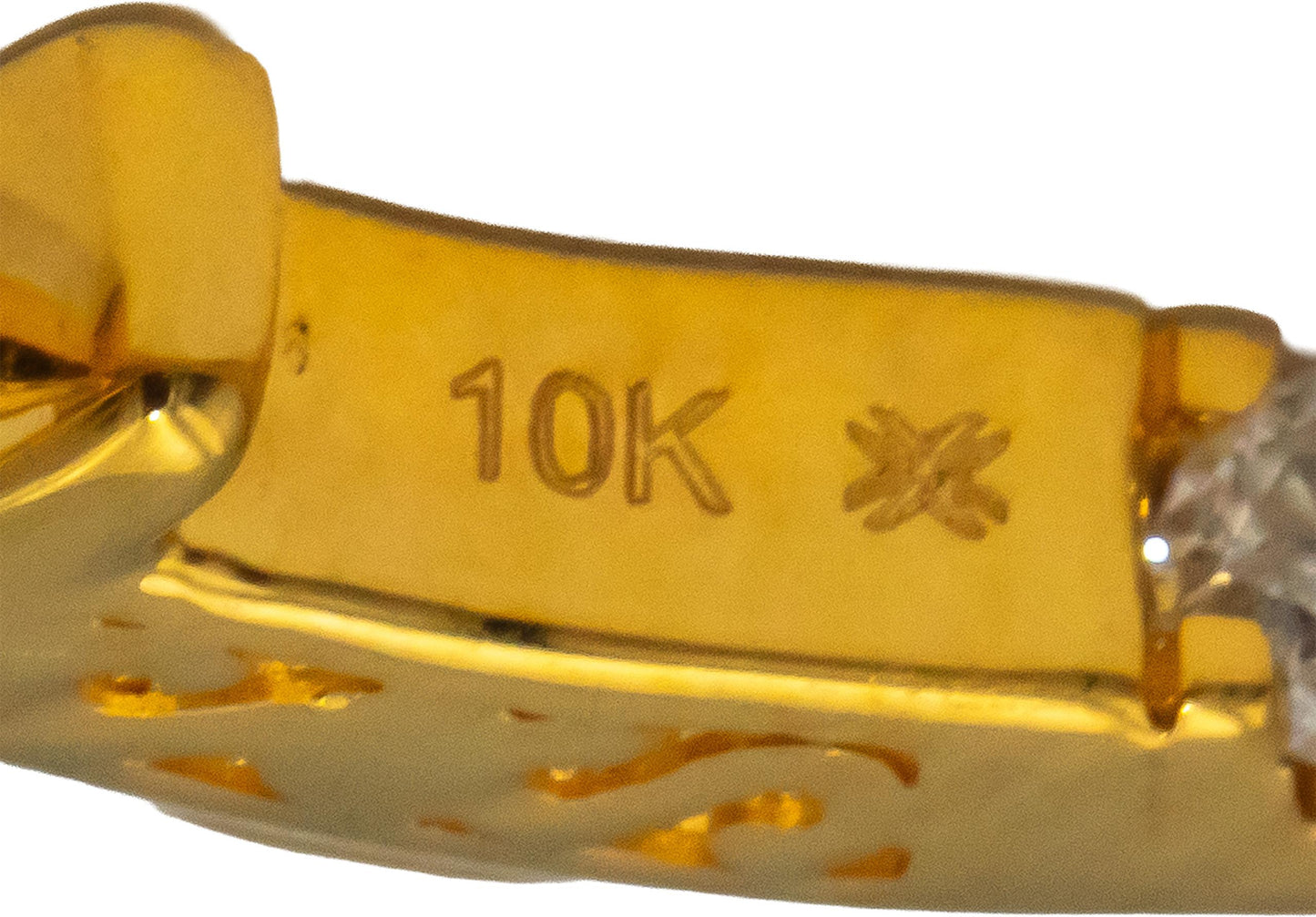 10k Yellow Gold Round Diamond Inside Out Hoop Earrings 5.0CT