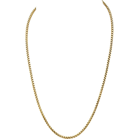 DAVID YURMAN 18k Yellow Gold 2.7mm Wide Box Chain Necklace w/Box $4200.00 Retail