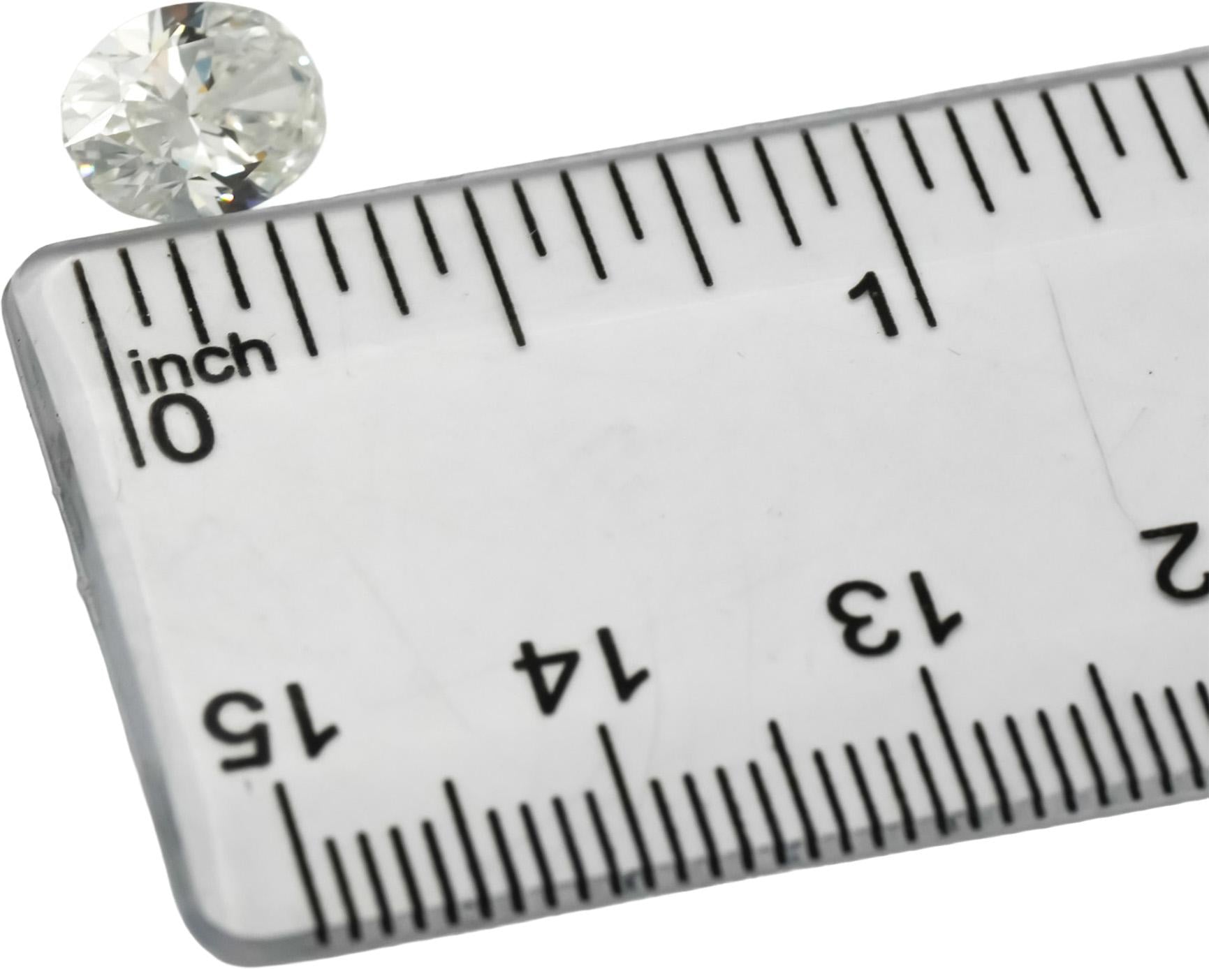 GIA Certified SI2/H Oval Brilliant Cut Loose Diamond Stone 2.01CT