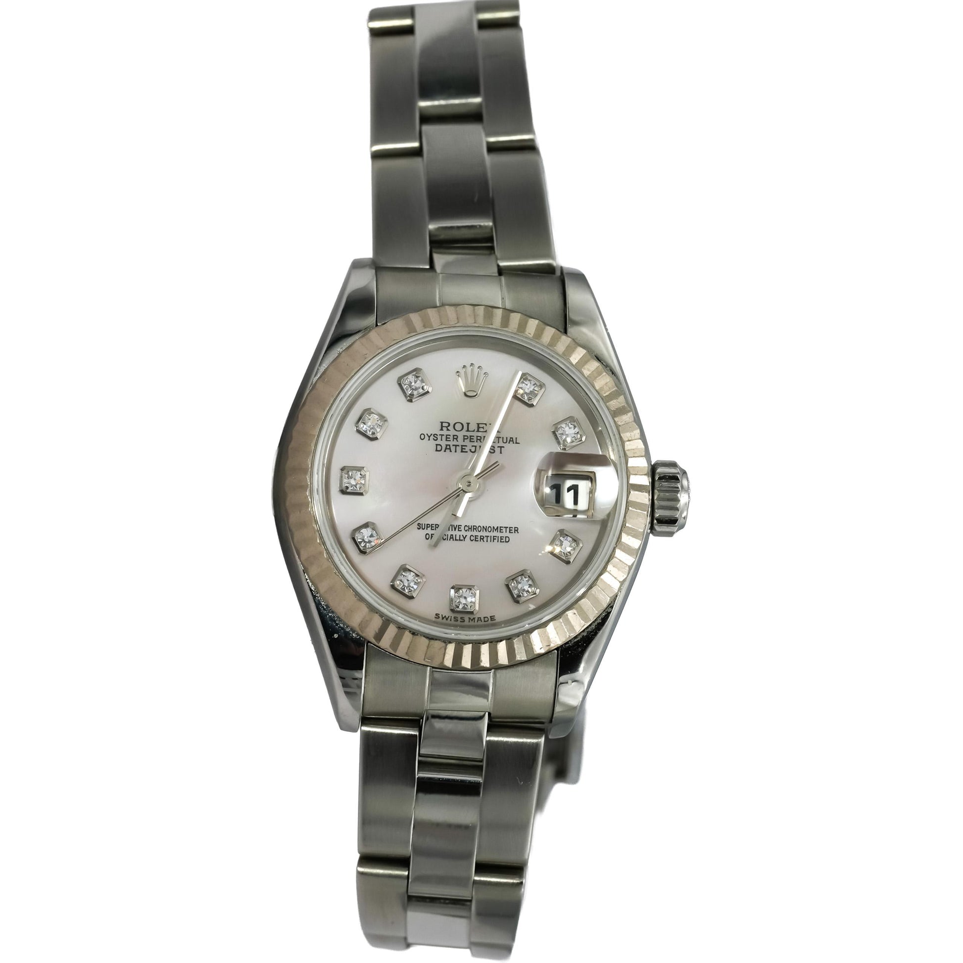 ROLEX Stainless Steel & 18k Gold Lady-Datejust Watch w/ Factory Dial Ref. 179174