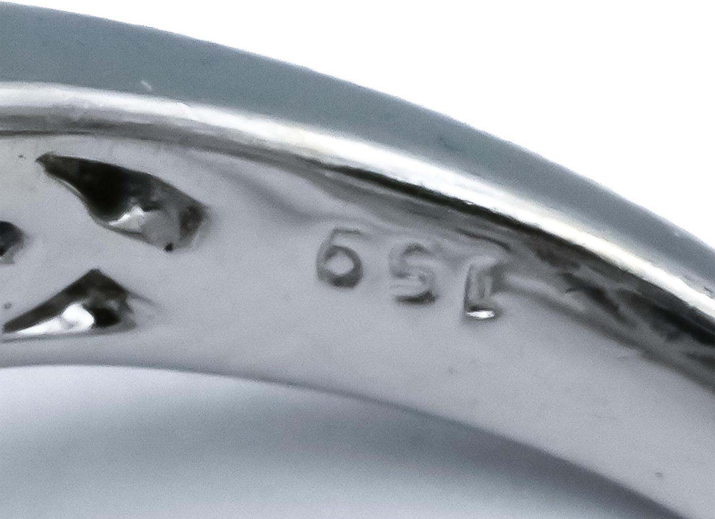 18k White Gold VS Diamond and Lapis Lazuli Cocktail Ring 8.55CT Size 6.75