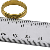 TIFFANY & CO. 18k Yellow Gold 4.6mm Wide Band Ring Size 8.75