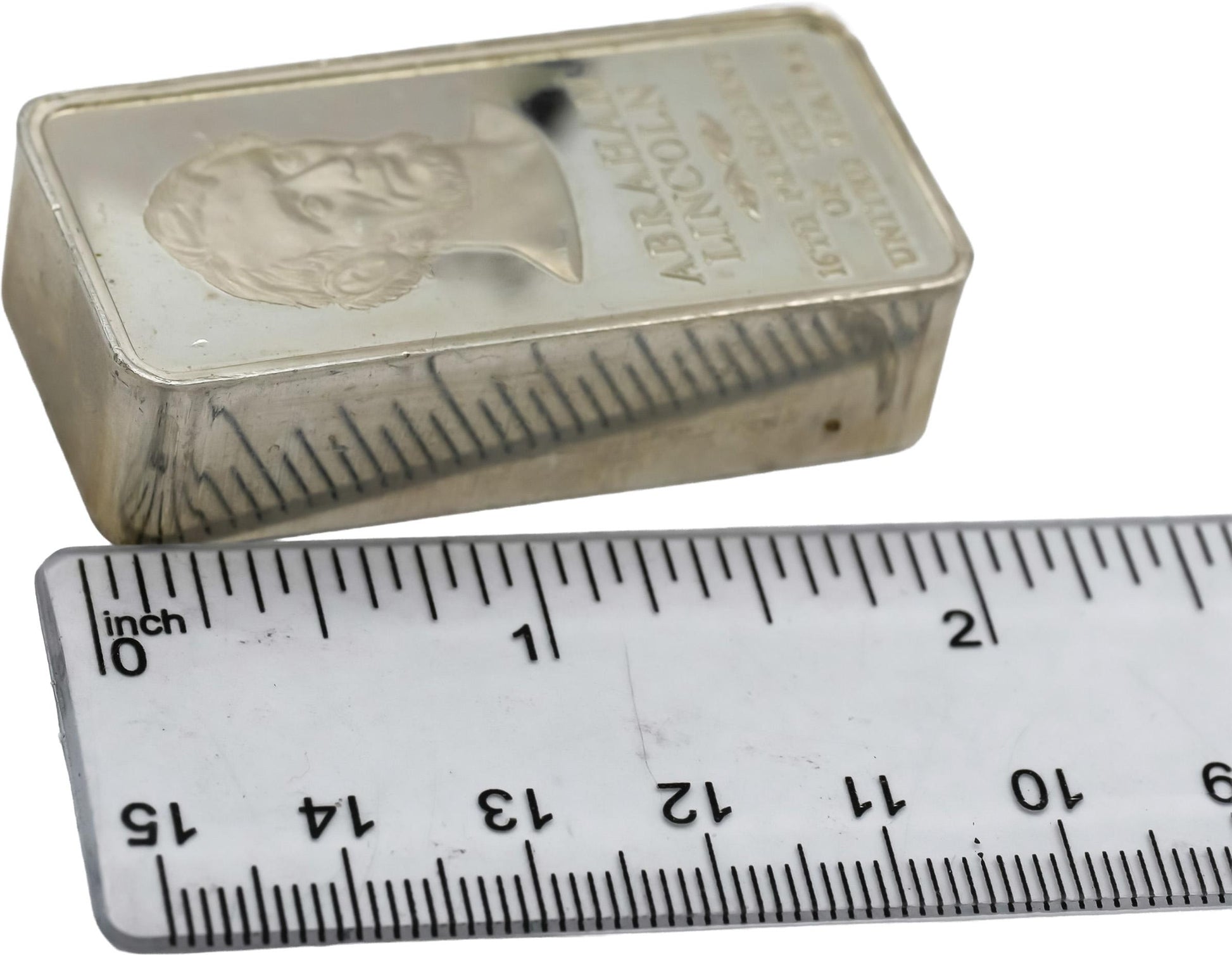 Sterling Silver Abraham Lincoln Art Bar Ingots Collection 2500 Grains 164.21g