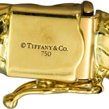 TIFFANY & CO. 18k Yellow Gold Byzantine Bracelet 9.5mm Wide