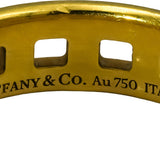 TIFFANY & CO. 18k Gold T True 5.5mm Wide Ring Size 8 w/ Box 2900.00 Retail