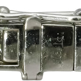 Vintage Platinum VS Diamond Tennis Bracelet w/ Scroll Etching Sides 6.67CT