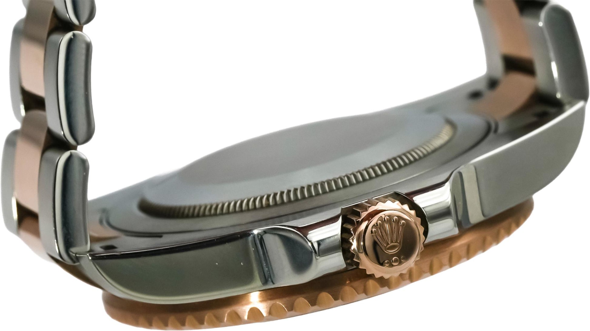 ROLEX 18k Rose Gold Stainless Steel GMT-Master II "Root Beer" Watch 126711CHNR