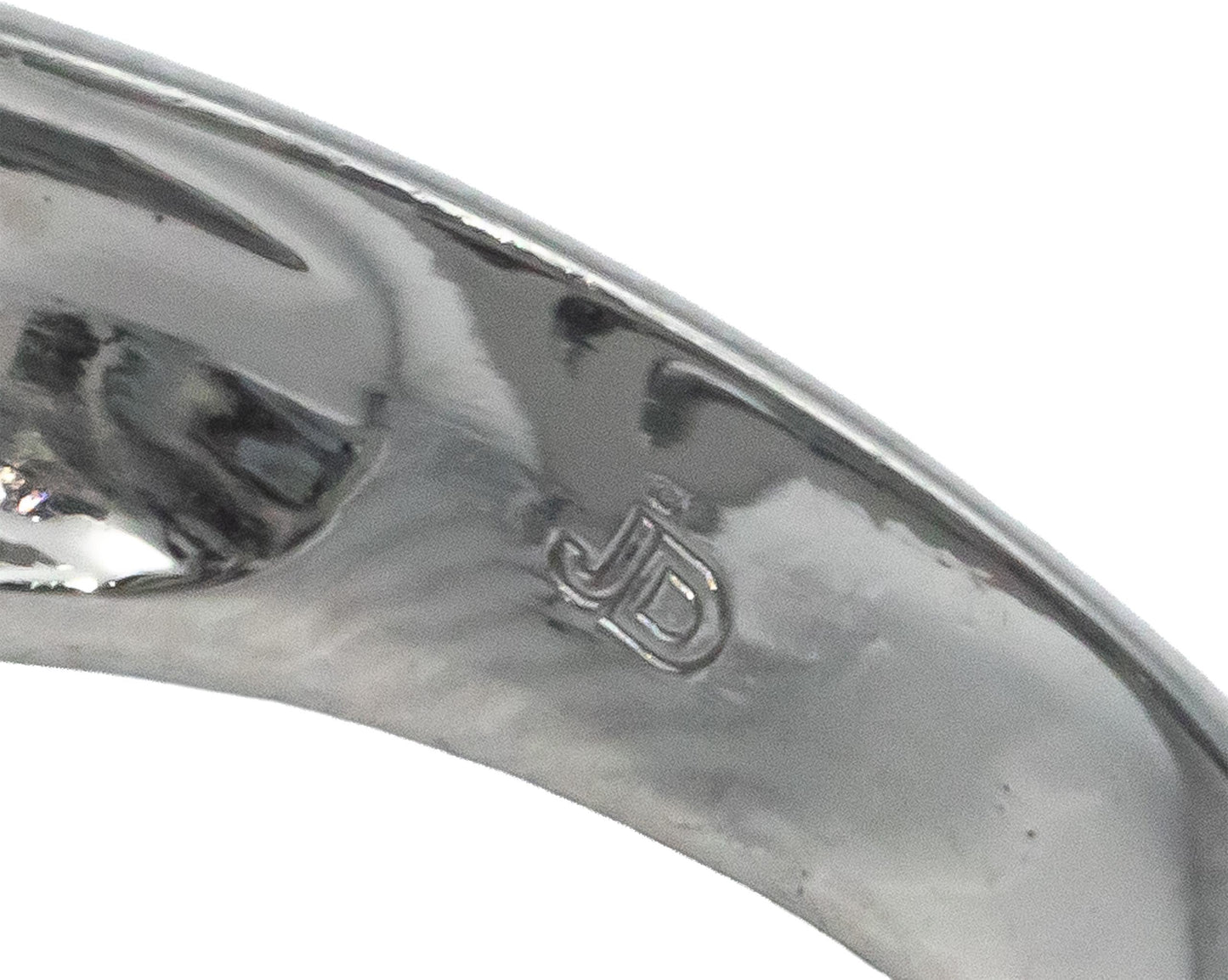 18k White Gold 1.0CT Round Cut Diamond Cluster Ring Size 6.75