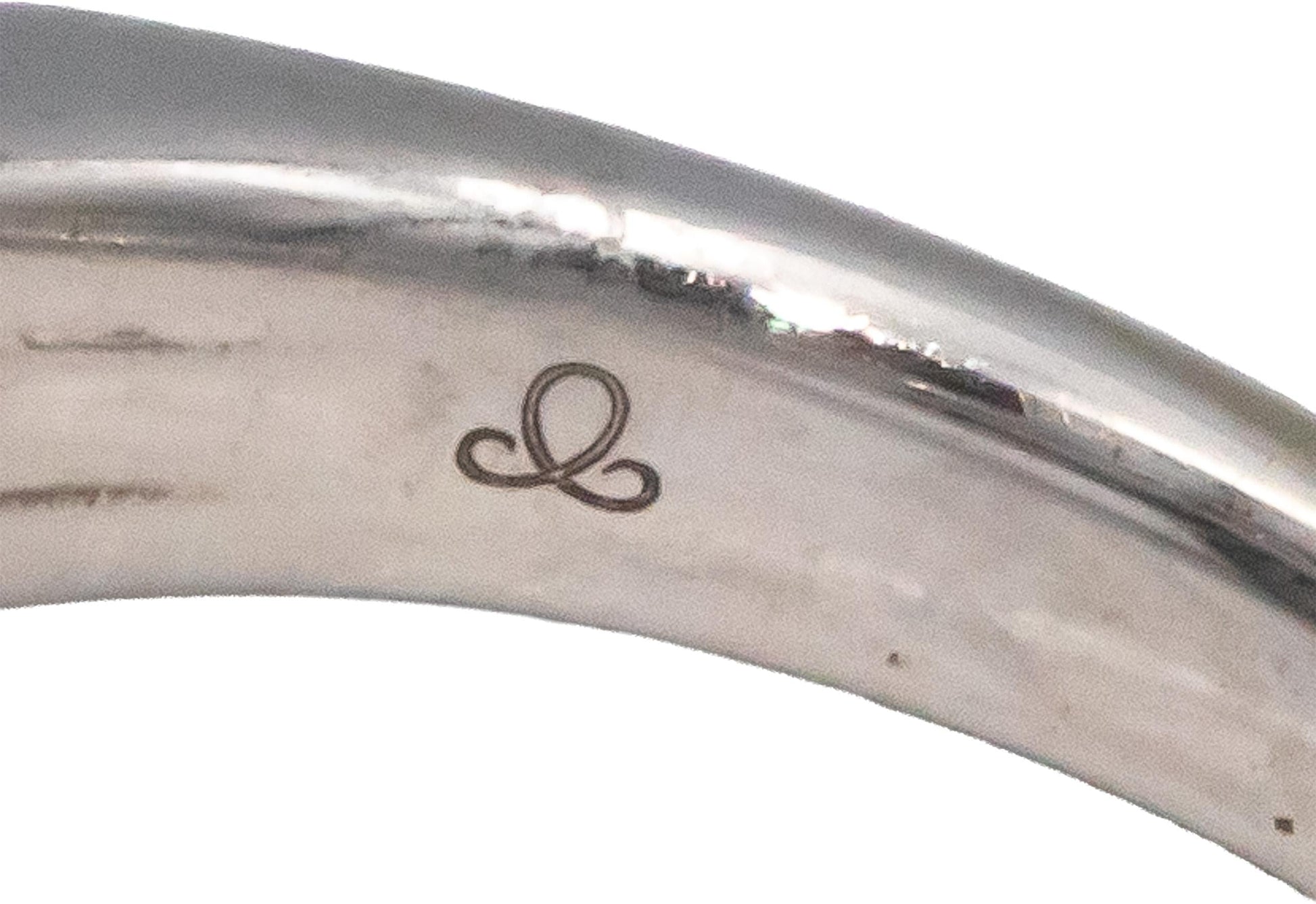 14k White Gold 0.90CT Diamond Engagement Ring w/ 0.40CT Center Size 6