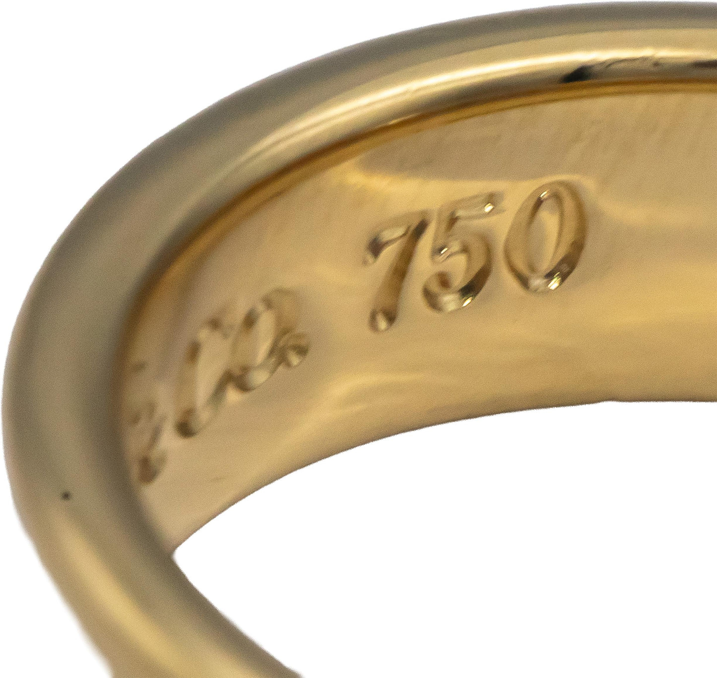 TIFFANY & CO. 18k Yellow Gold Tiffany 1837 Band Ring Size 7
