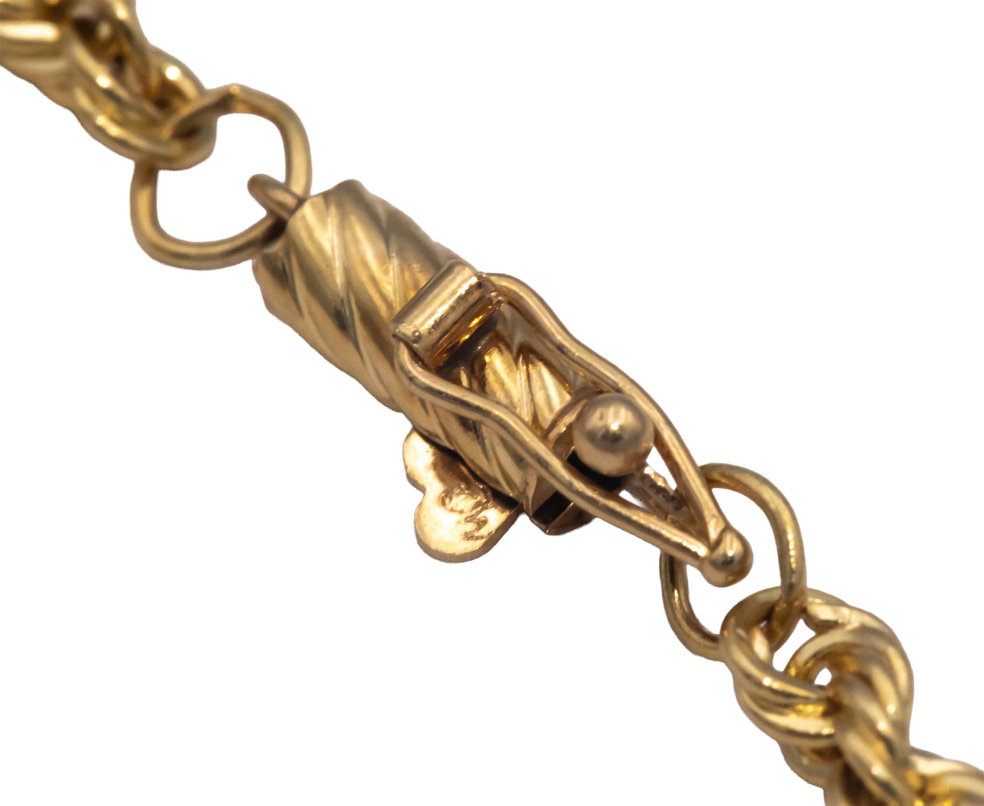 14k Yellow Gold Jewelry 18.25" Long/3.0mm Wide Twisted Rope Chain Necklace