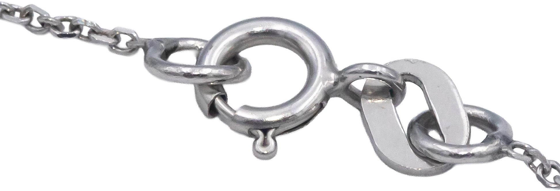 14k White Gold 2.35CT Amethyst and White Topaz Halo Pendant Necklace Chain