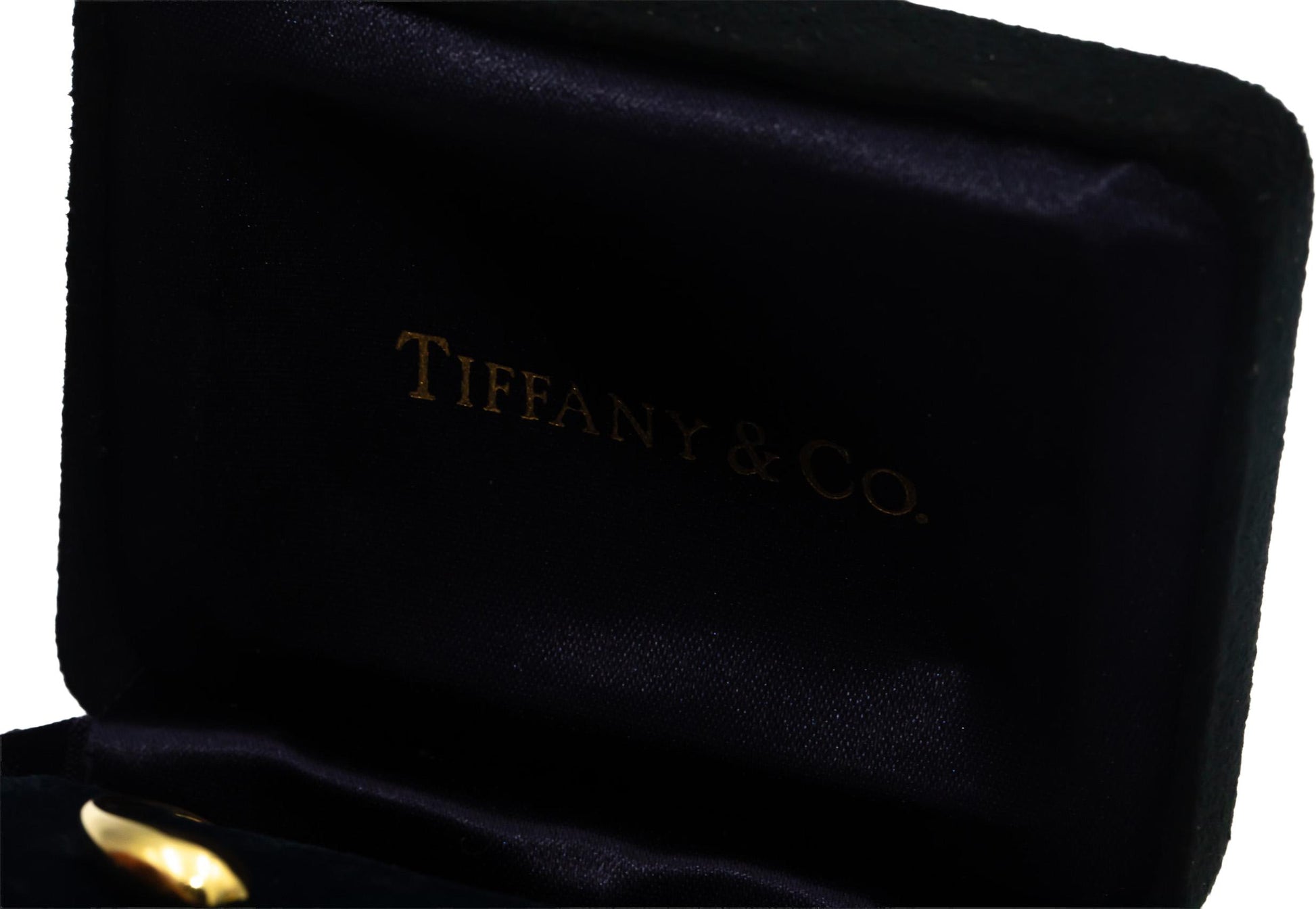 TIFFANY & CO. 18k Yellow Gold Elsa Peretti Teardrop Earrings w/ Box