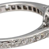 18k White Gold Round Diamond Engagement Wedding Ring 2.17CT w/ 2.01CT Center