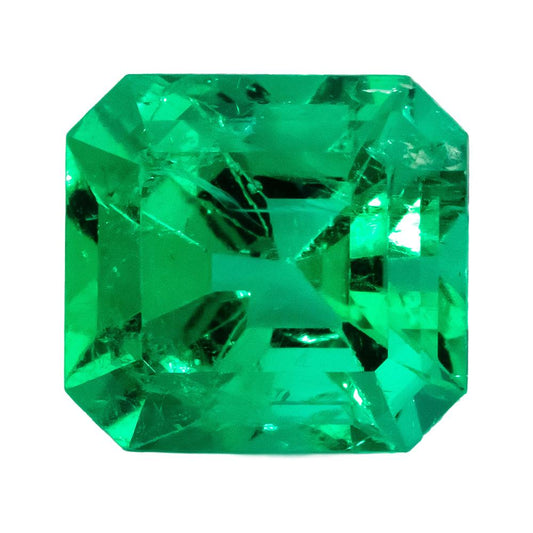 GIA Certified Natural Colombian Emerald Octagonal Cut Loose Gemstone 3.15CT