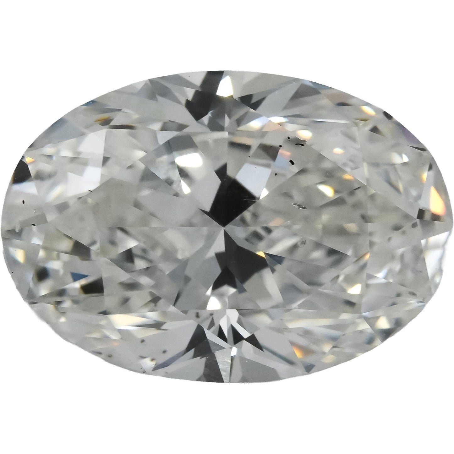 GIA Certified SI1/F Oval Brilliant Diamond Loose Stone 5.01CT