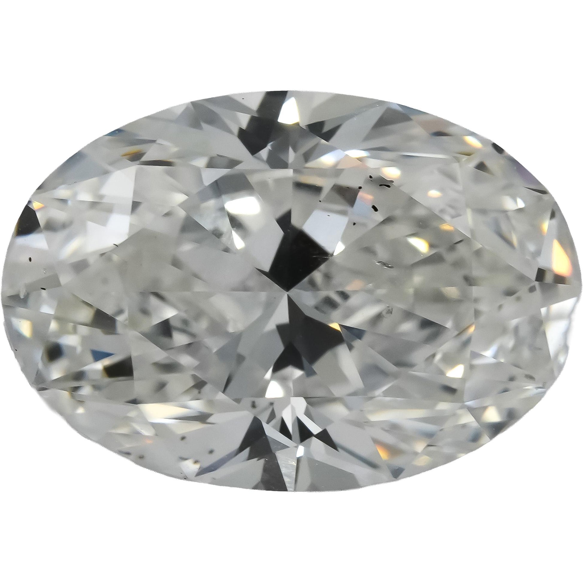 GIA Certified SI1/F Oval Brilliant Diamond Loose Stone 5.01CT