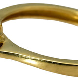 18k Yellow Gold Round Diamond and Golden Pearl Ring 0.12CT Size 7.25