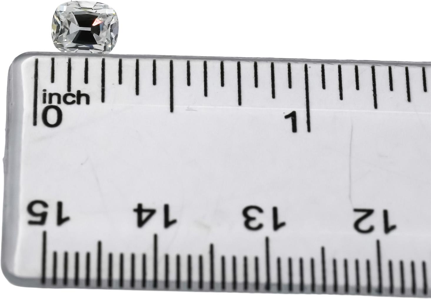 GIA Certified VS1 Clarity E Color Old Mine Cut Diamond Loose Stone 1.02CT