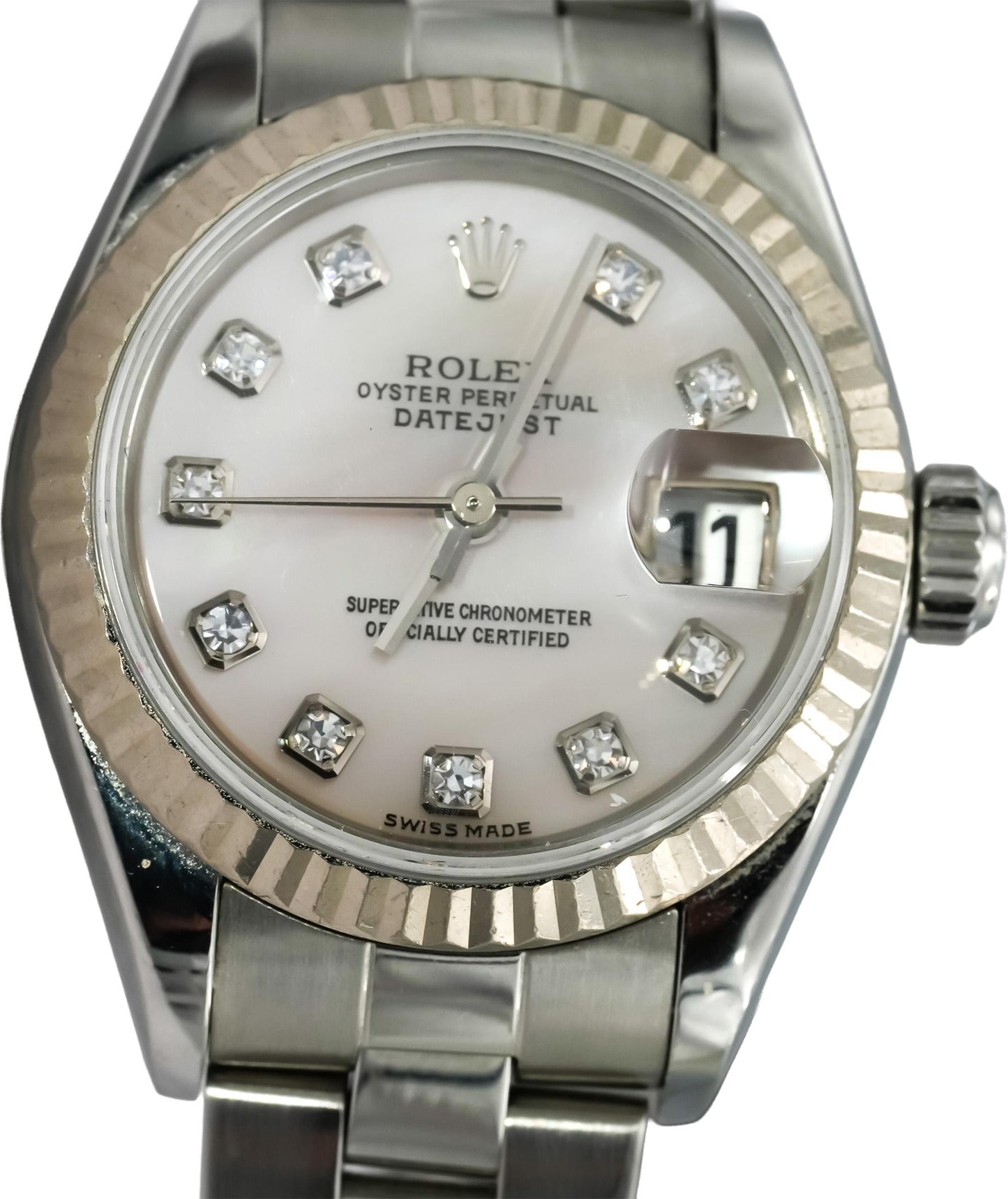 ROLEX Stainless Steel & 18k Gold Lady-Datejust Watch w/ Factory Dial Ref. 179174