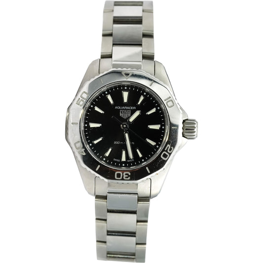 TAG HUER Stainless Steel Aquaracer Professional 200 Ladies Watch w/ Box & Papers