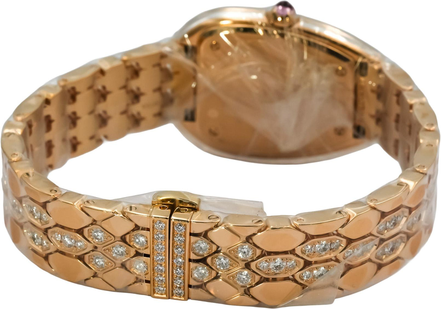 BVLGARI 18k Rose Gold Serpenti Seduttori All Factory Ladie's Watch w/ B & P $55k